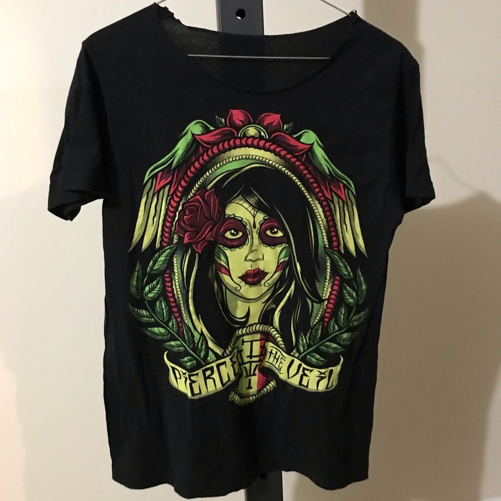 Pierce the Veil sugar skull shirt